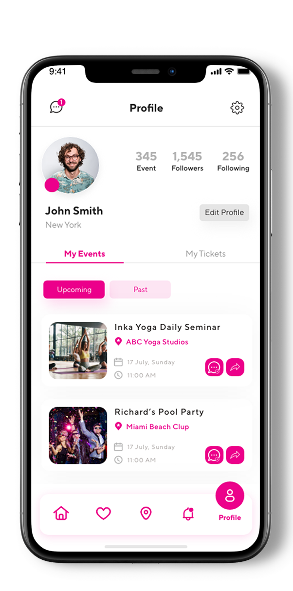 Personal Event Dashboard