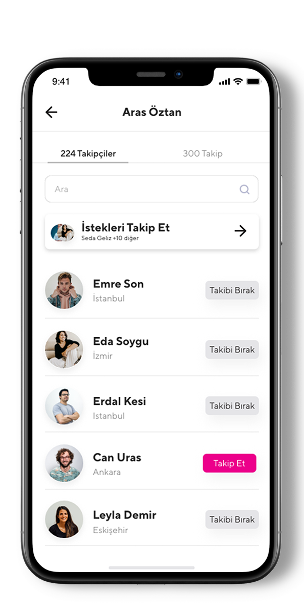 Arkadaşlarınla Bağlantı Kur